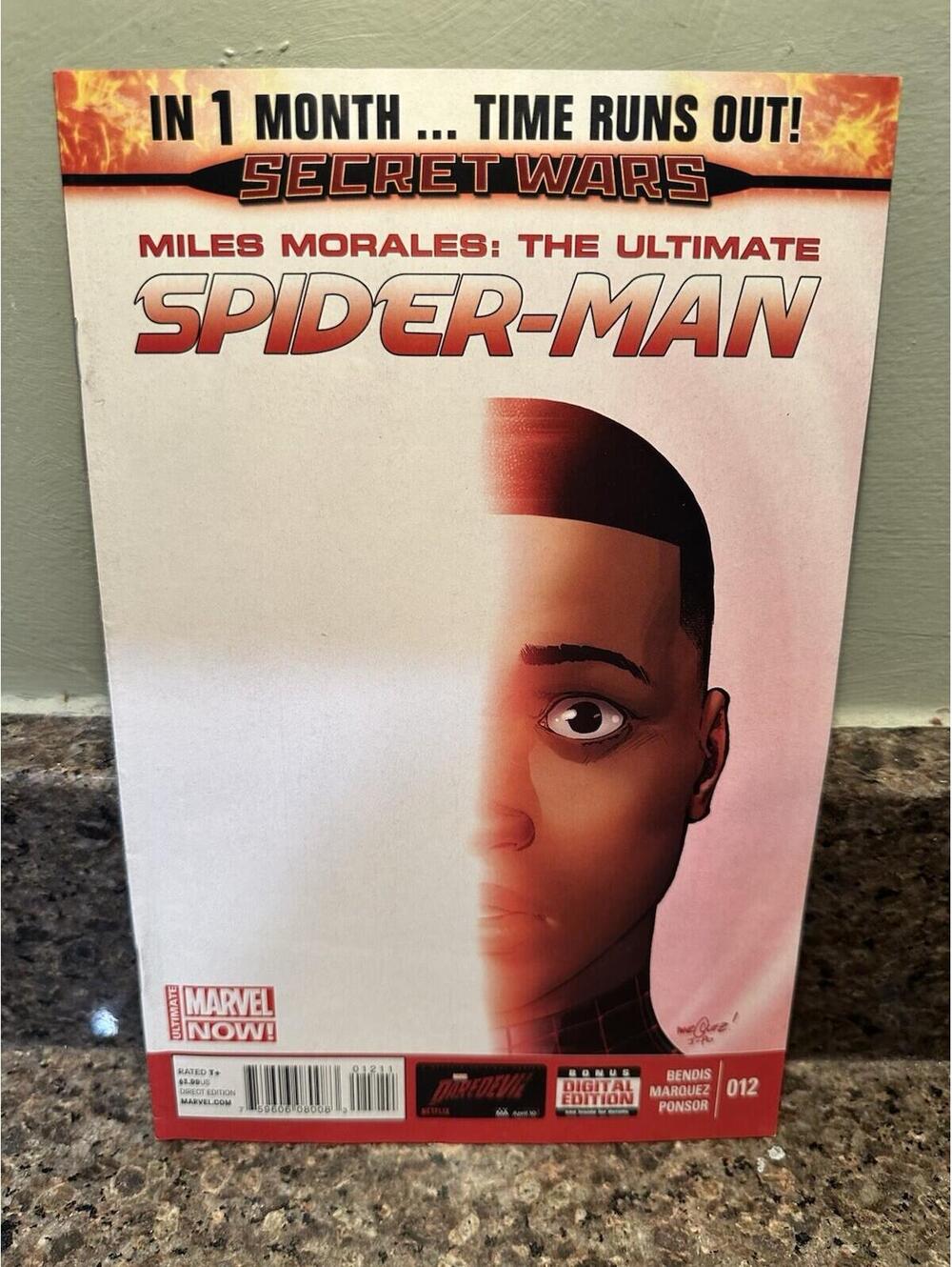 Ultimate Spider-Man #12 Miles Morales Marvel 2015 Secret Wars Comics